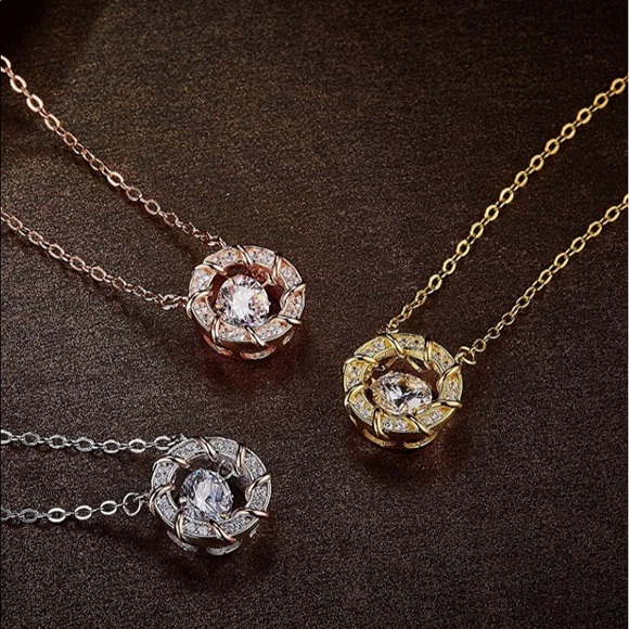 GRA Certified dancing diamond necklace gift that will make heads turn HUGE SALE - Picture 8 of 8